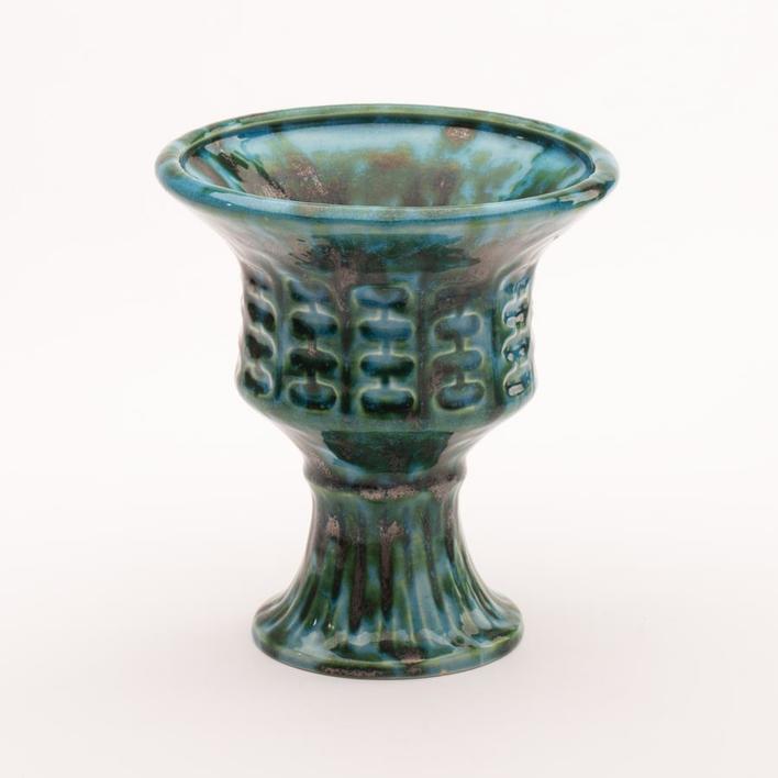 Übelacker keramik vase på fod